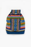 Mexican Blanket Backpack Pinzon Boho Colorful Woven Baja Bag Aztec